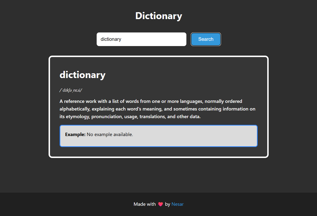 dictionary app